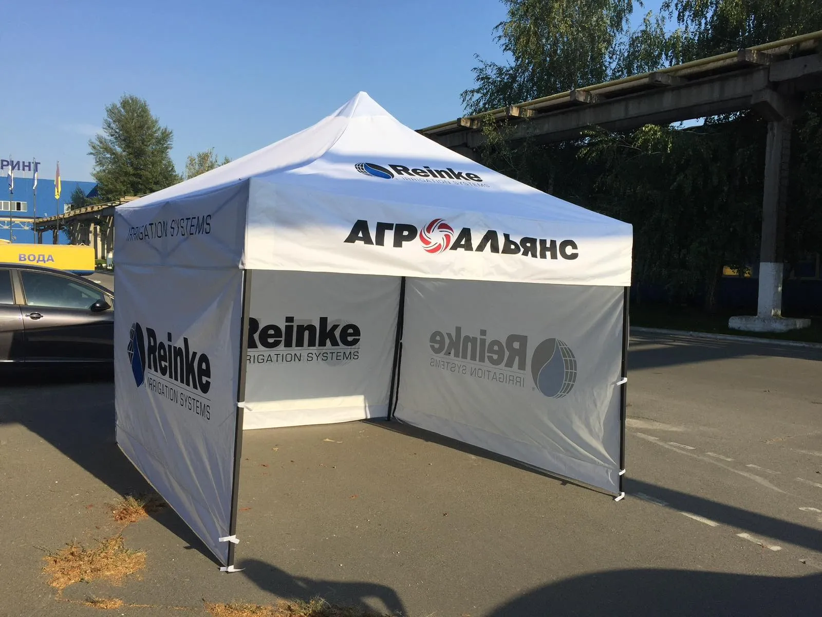 Рекламні намети — виконане замовлення ArtFabric